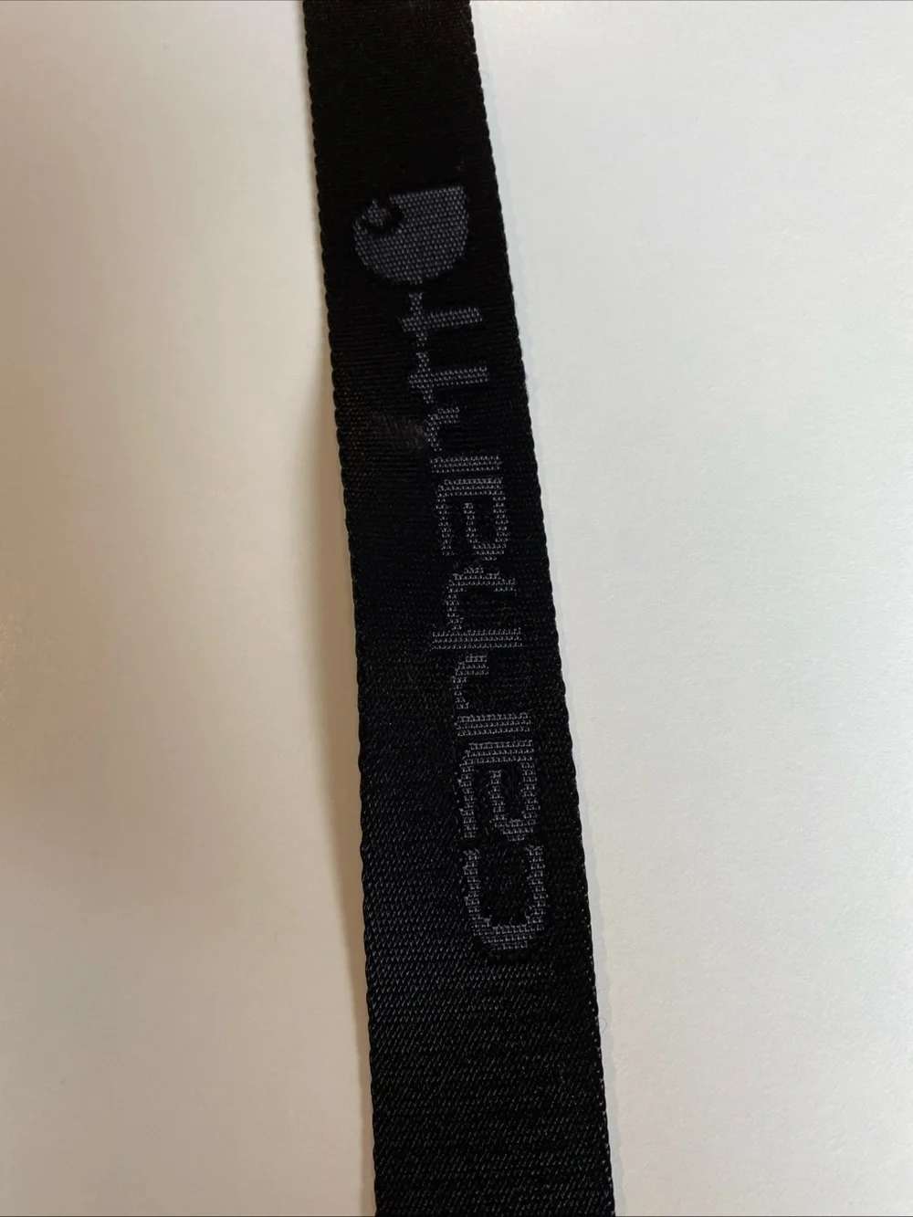 Carhartt Black Logo Webbing Belt. NWT Size XL